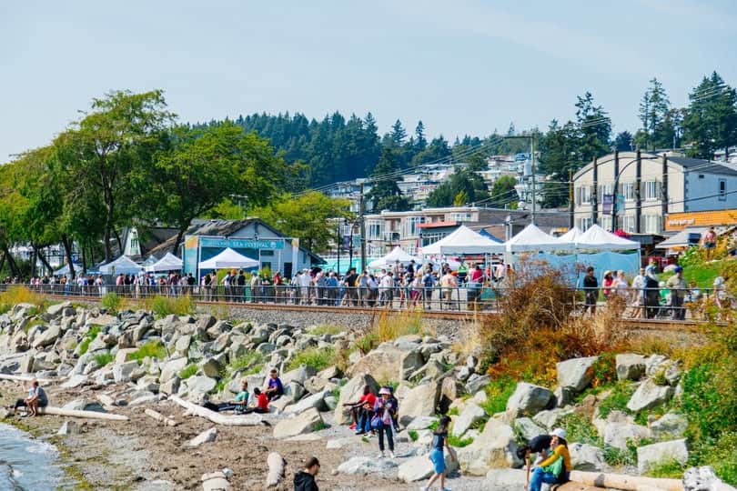 White Rock Sea Festival on the Promenade